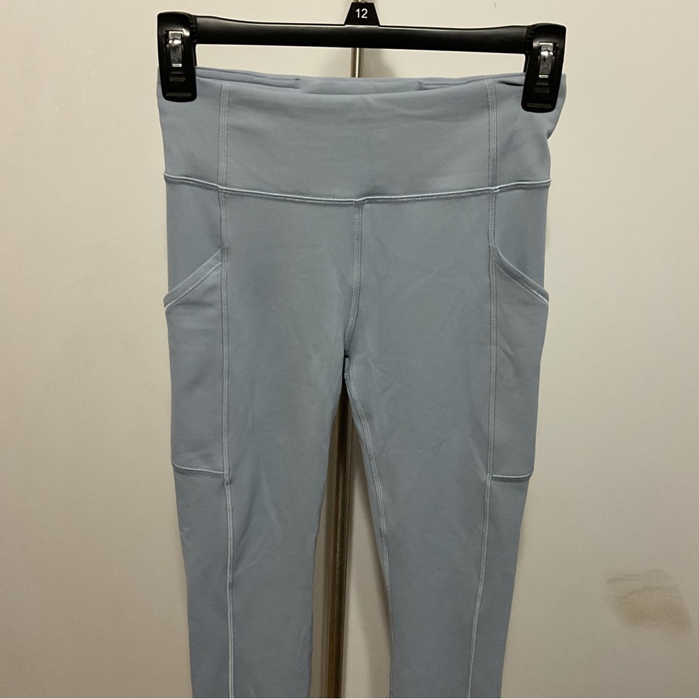 Lululemon Light Blue Leggings Size 4 - Picture 4 of 8